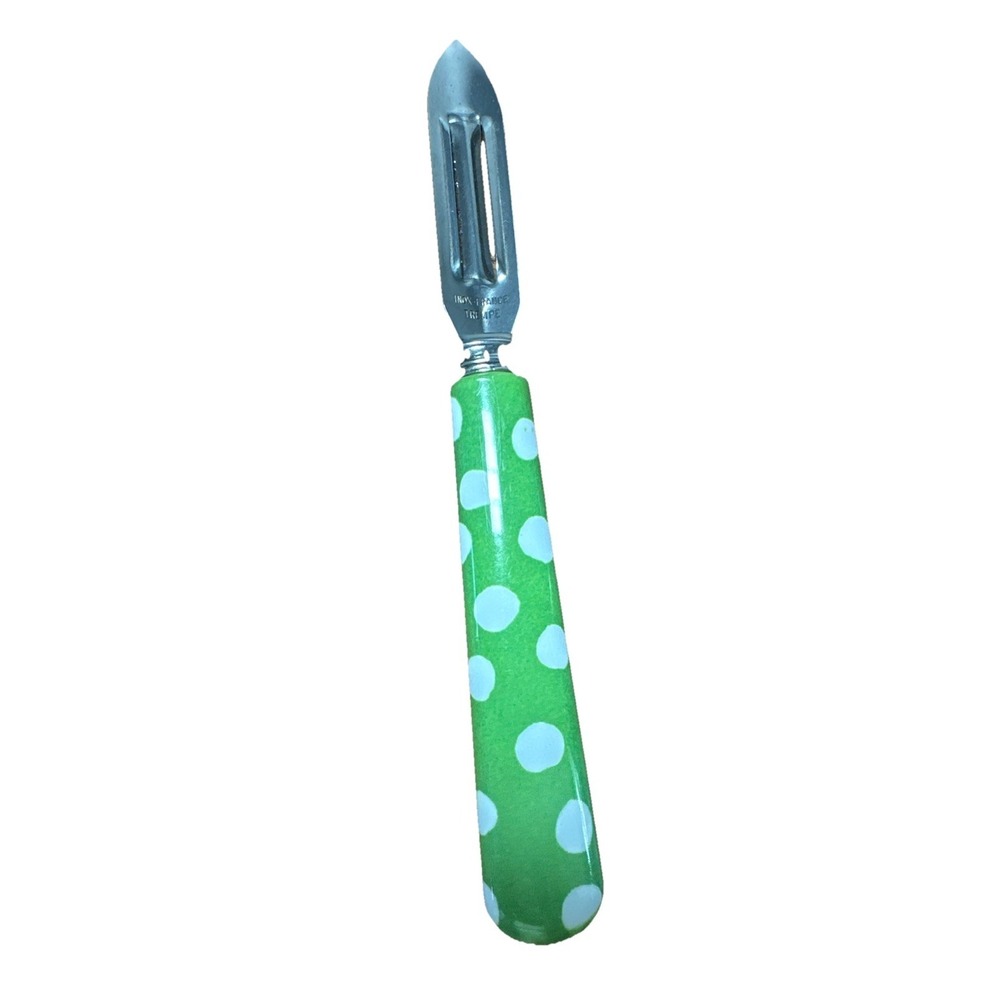 Sabre White Dots Green Peeler